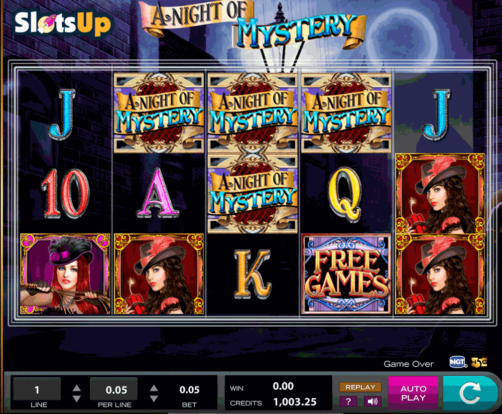 a night of mystery slot